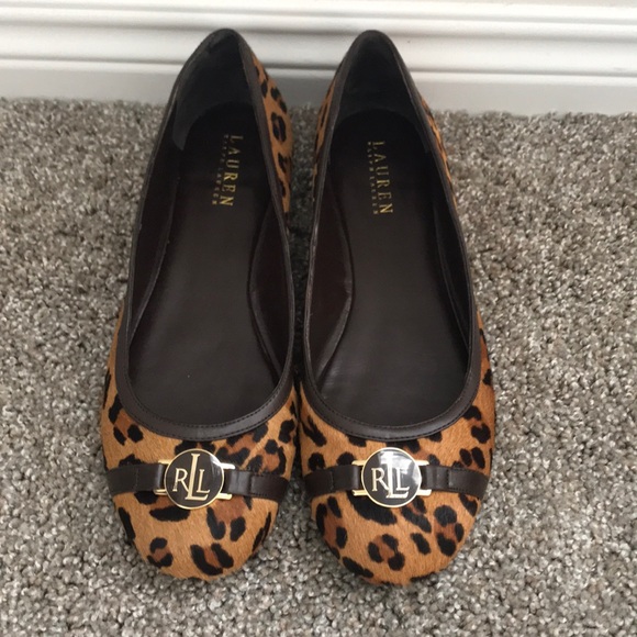 ralph lauren leopard shoes